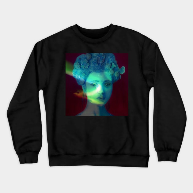 Aurora Crewneck Sweatshirt by teenamarie23art